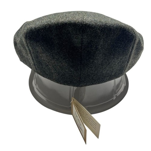 Doria Gruppo Borsalino Flatcap 7-3/4 62 Wollmischung Made In Italy Grau Multi NEU - Bild 2 von 12