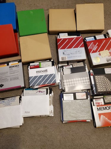 Monster Lot gebrauchte 5,25" Disketten, Utilities Software, PC - Bild 5 von 12
