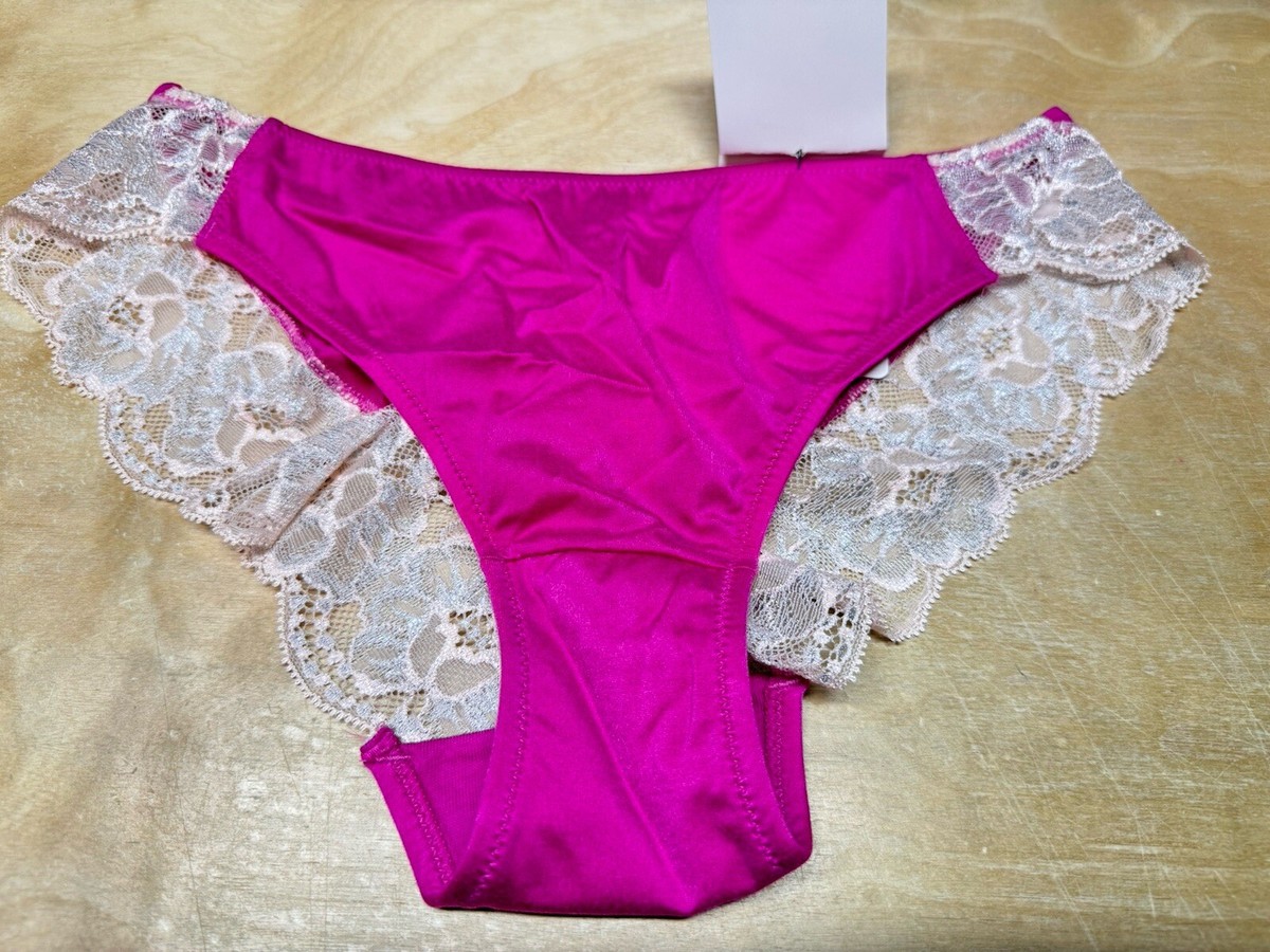 Maidenform Comfort Devotion Lace Back Tanga Panty - Raspberry