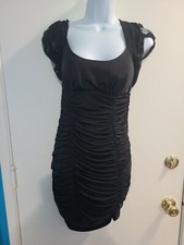 NWT Black Medium Semi-formal Dress With Lace At The Top