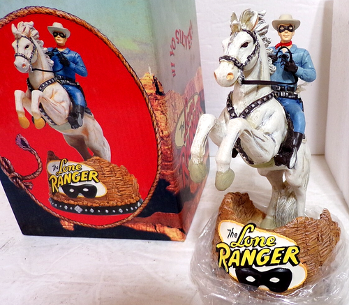 Vintage The Lone Ranger Bobber w/Silver 7" High by Vandor w/Original Open Box - Picture 3 of 6