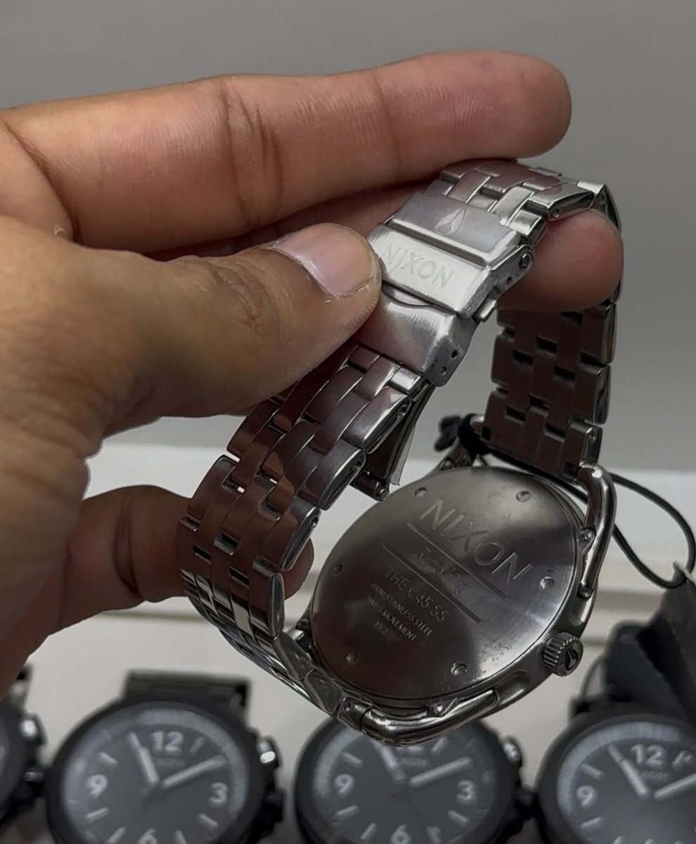 Nixon refreshing the C45 SS 100M stainless steel swiss movement