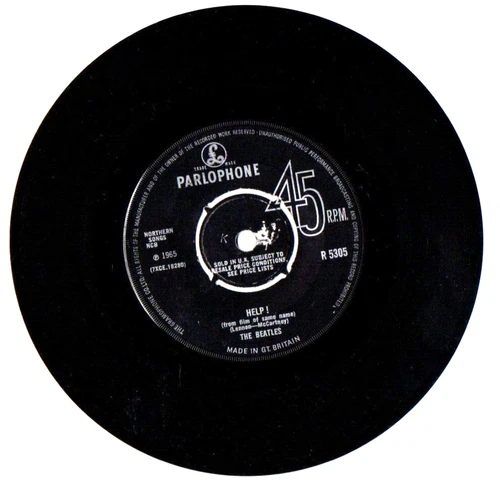 ❤️  The Beatles ~ Help! / I’m Down ❤️  Original 1965 Vinyl 7" Single