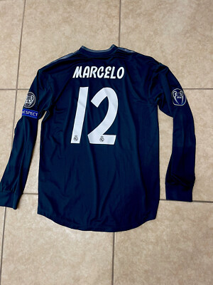 Real Madrid Marcelo 8 Brazil Player Issue Climachill Jersey