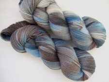HAND DYED 100 WOOL yarn set, 2 skeins - 300gr 2 x 150 gr 