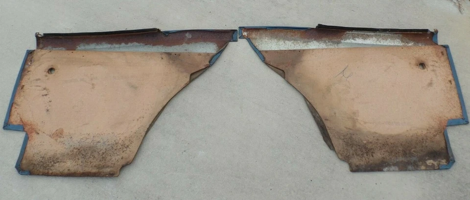 Juego de paneles de puerta de asiento trasero azul Ford Falcon 1970 1/2 70,5 Foto 4 de 4