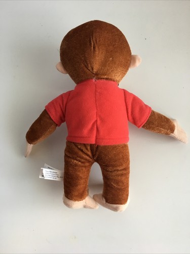 Curious George Monkey 10" simpatico peluche universale fabbrica di peluche giocattolo - Foto 7 di 9