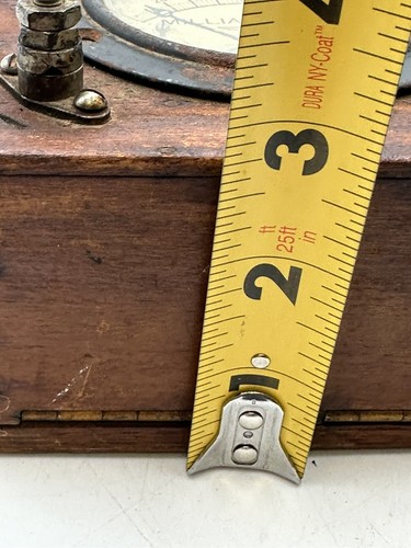 Jewell Direct Current MILLIAMPERES METER, 0-200, pattern 54, 1926 In Wood Box - Picture 21 of 21