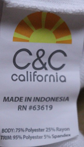 C&C CALIFORNIA SLEEVELESS HOODIE TERRY CLOTH WORKOUT, SWIM or BEACH COVER UP - Picture 3 of 21