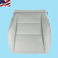  Gray Driver Side Perforated Leather Bottom Seat Cover For Acura RDX 2007-2012