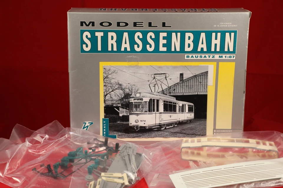 Modellstrassenbahn Bausatz H0 1:87 Herrmann & Partner Beiwagen Typ Gotha EB 57 - Bild 2 von 2