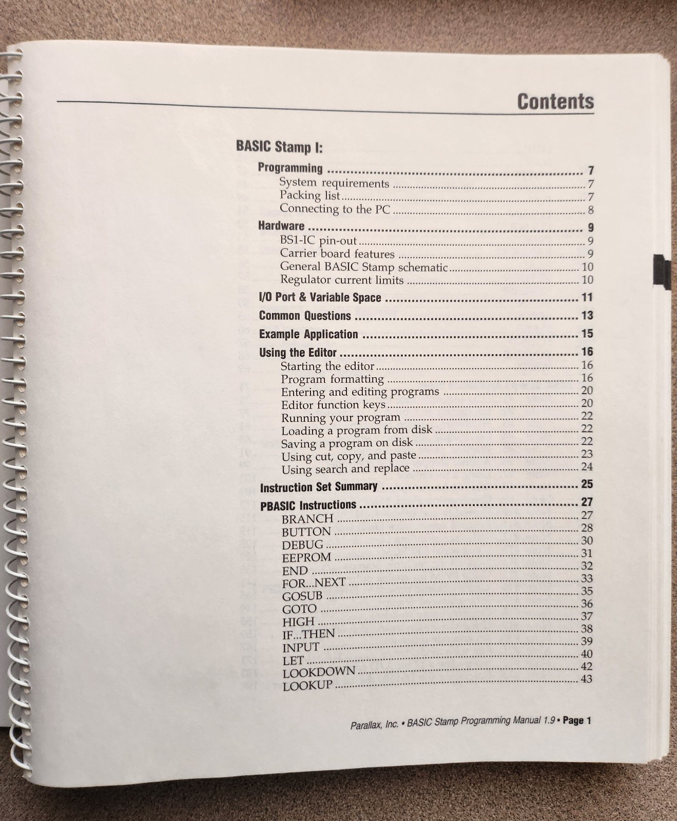 GREAT CHRISTMAS GIFT  - Parallax BASIC Stamp 2 Starter Kit 27203 (NIB)