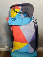 Z CA Sport Insert Bag  Matching Lunch Box Geometric Print EUC