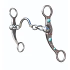 Professional's Choice Dot Shank Low Port Chain Mouthpiece Horse Bit - 5 1/4”