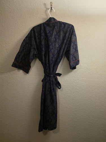 Vintage McGregor Men's ROBE One Size Fits Grey Made in USA - Picture 2 of 3