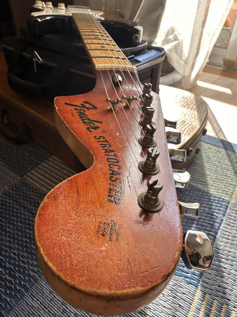 Electric Guitar Fender Stratocaster 1973-1974 Sunburst Alder Body