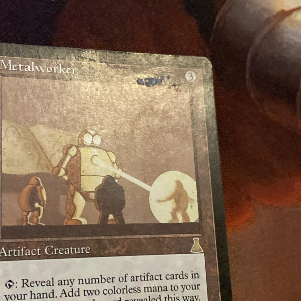 Metalworker X1 Mtg Urza’s Destiny Hp/Damaged Sleeve Playable - Image 2 of 4