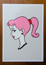 MARK RYDEN Barbie Pin Handbill Art Print Postcard Mini Poster MINT