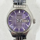 Seiko Automatic 2206-0490 mechanical Japan 17 jewels cutting glass vintage Japan