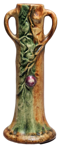 Jarrón Weller Apple Blossom Bud con MANIJAS-6 5/8"-1900-25-ENVÍO GRATUITO A EE. UU. - Imagen 4 de 9