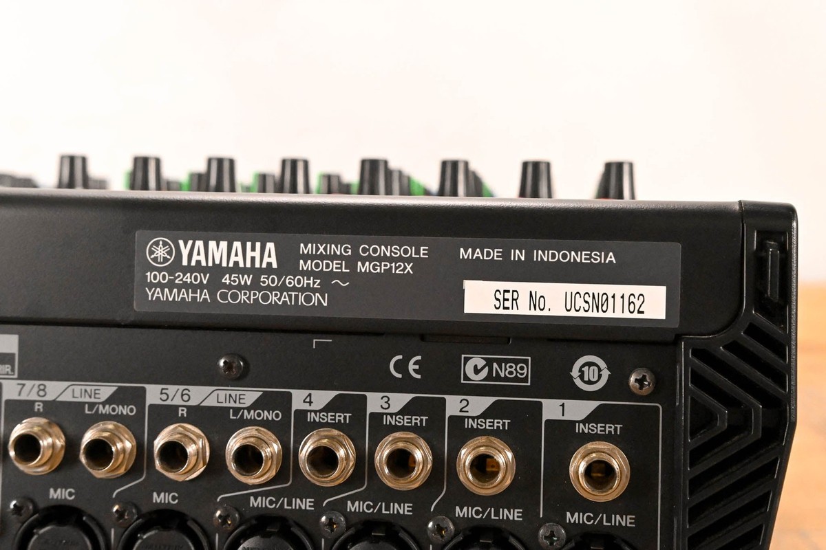 Yamaha MGP12X 12-Channel Mixer with USB and FX CG01XP8 | eBay