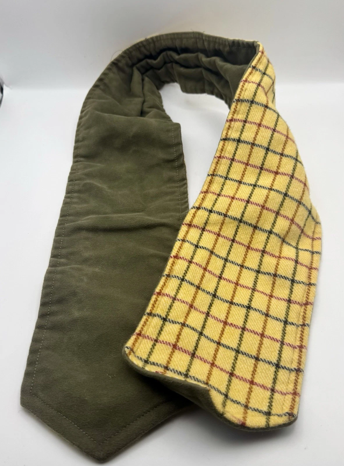 Christopher Dawes Wool Stock Scarf Countrywear Made England Vintage