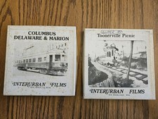 Rare Vintage 8mm Transit  Railroad Film Lot 2 Reels   Interurban Films