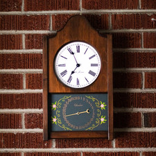 WORKING Vintage Seth Thomas Spice-Date Wood H...