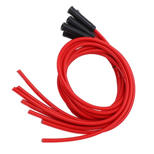 Ι Sparking Plug Ignition Wire Set Red 8mm Diameter 1m Length Ignition Wire For 6 - Picture 7 of 12