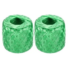 2 Pcs Polyester Nylon Plastic Twine 30 Mm-225 m Long Household Packing Green