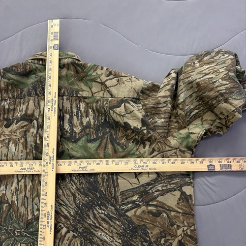 Vintage Walls Realtree Camo Long Sleeve Button Shirt Men’s Size 3XL Made In USA - Picture 3 of 4