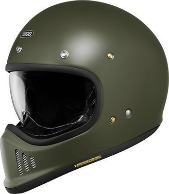 SHOEI EX-Zero Moss Green Size M Full Face Helmet Lightweight New 
