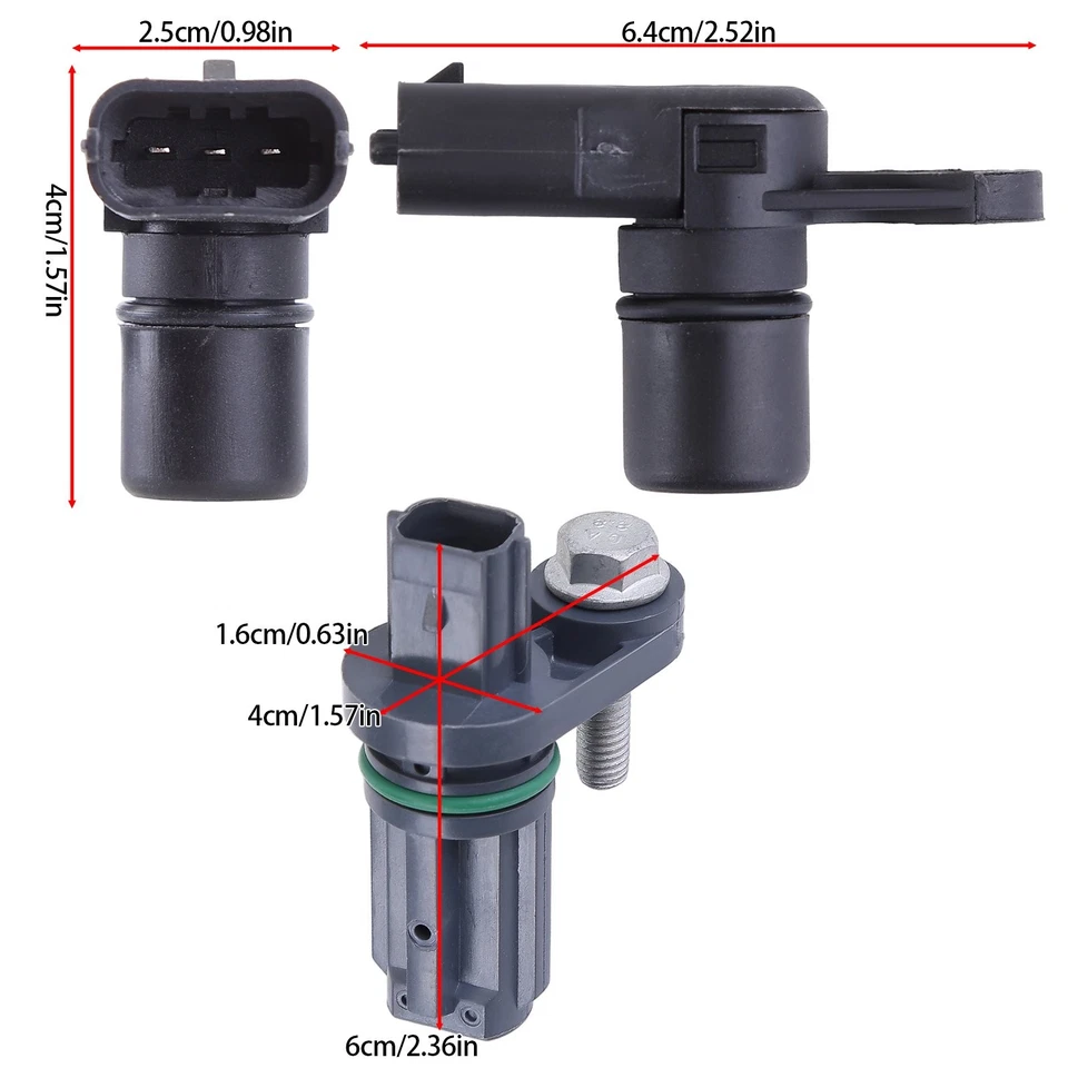 5Pcs Camshaft Crankshaft Position Sensors 12615371 For Cadillac SRX 2010-2016 US Foto 2 de 4