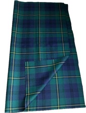 Johnstone Modern Tartan fabric Medium Weight 100% Wool 83cm  X 80cm