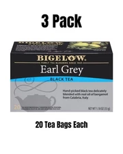 Bigelow Earl Grey Black Tea Pack Of 3