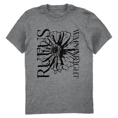 Flowers Tee - Rufus Wainwright Grey Shirt All size S-5XL CL636