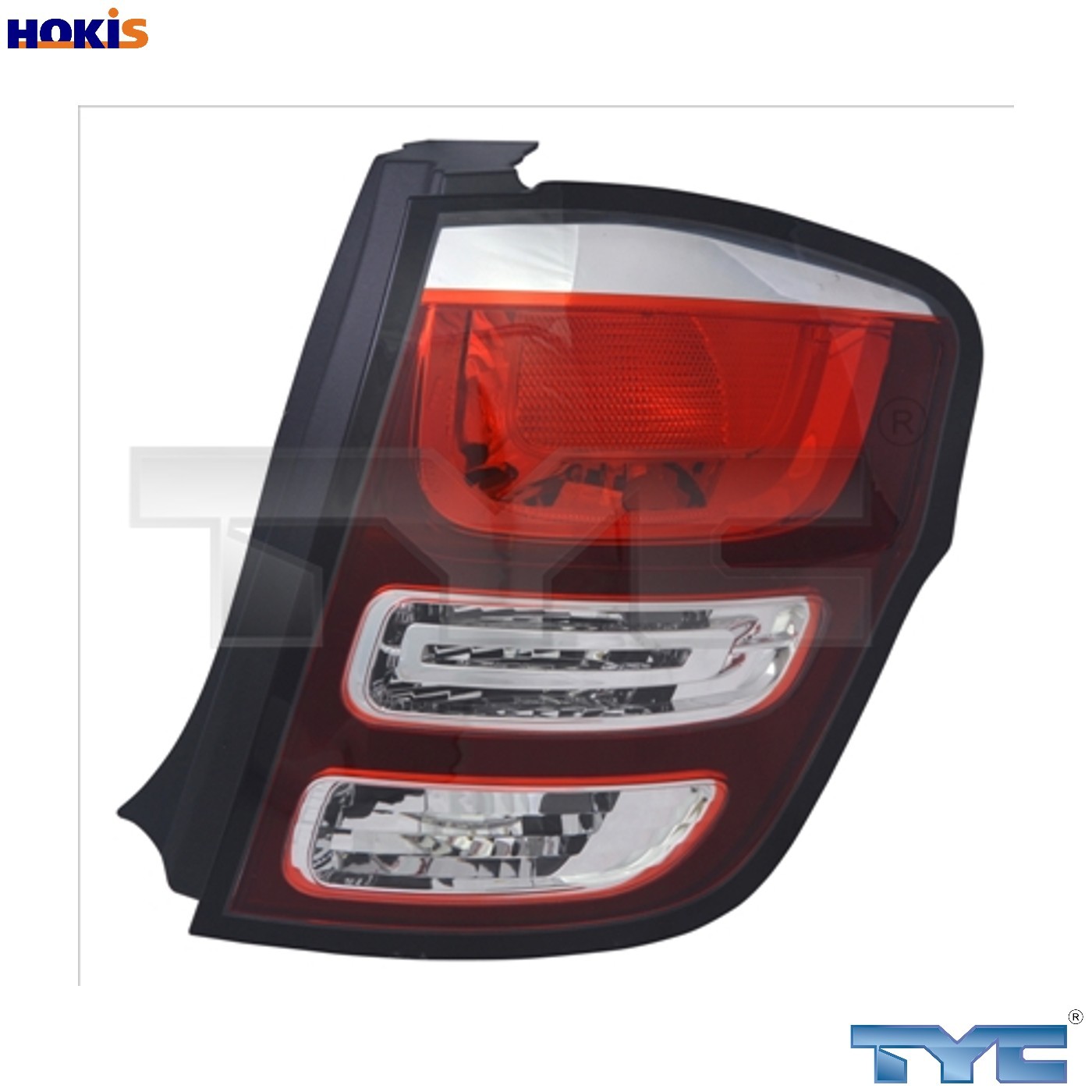 TAIL LIGHT ASSEMBLY 11-12555-01-2 FOR CITROEN ZMZ 1.0L HMZ 1.2L 3cyl C3 II 1.4L