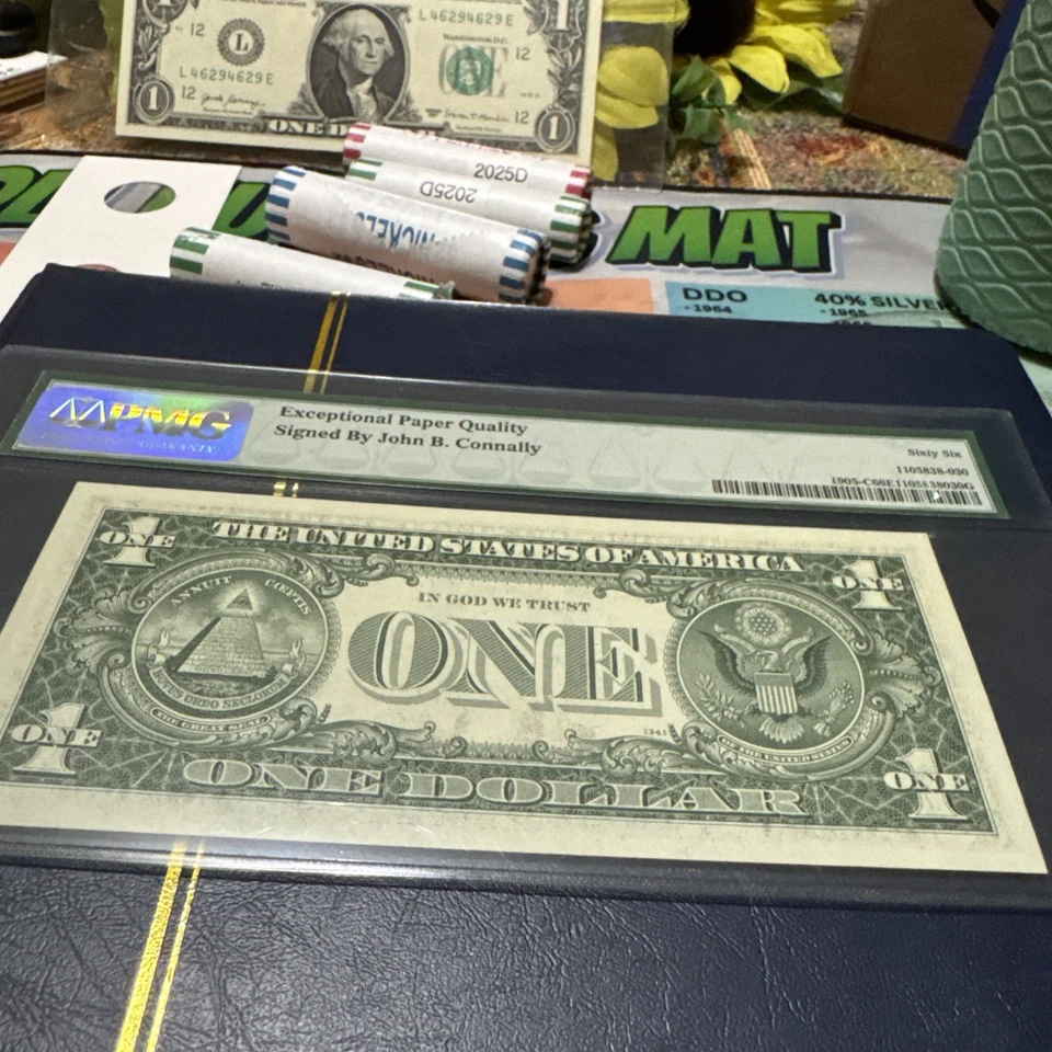 1969 Series B Out Of Philadelphia This Is Graded Autographed Note Mint State 66 - Image 2 of 2