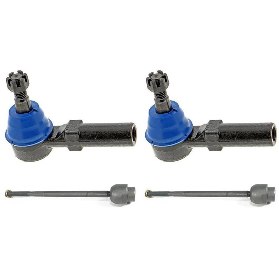 Extremo de barra de amarre de dirección exterior delantero interior delantero para Chevrolet Corvette 1988-1992 Foto 2 de 2