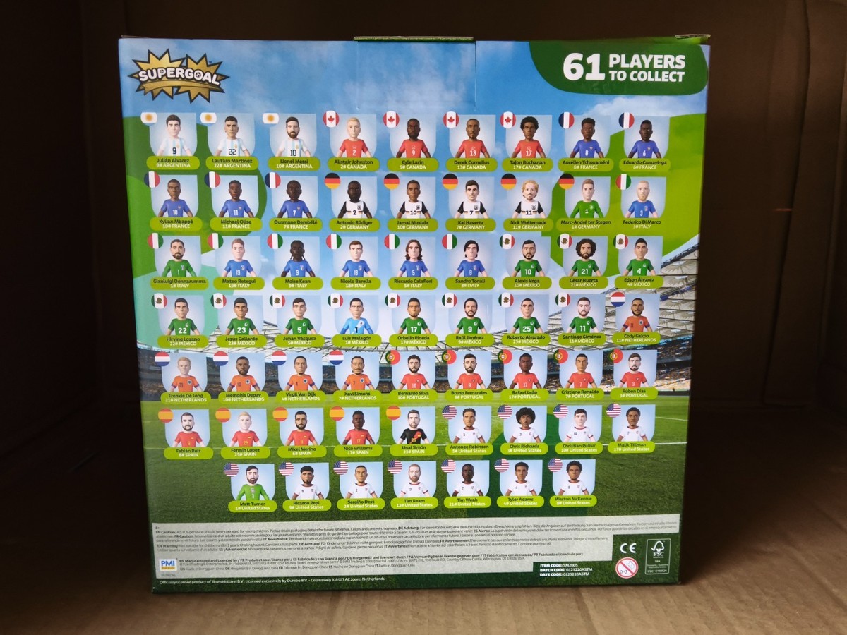 Box Of 24 Pieces World Cup Supergoal Best Soccer Collectible