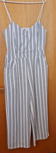 Jumpsuit Gr. L weiß blau gestreift von Only NP war 44, 99€