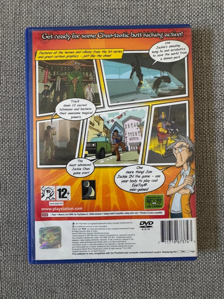 ps2 JACKIE CHAN ADVENTURES Game Playstation PAL VERSON RELEASE - Image 2 of 3