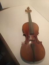 3/4 Size Vintage German Violin 1940s Copy Of Stradivarius