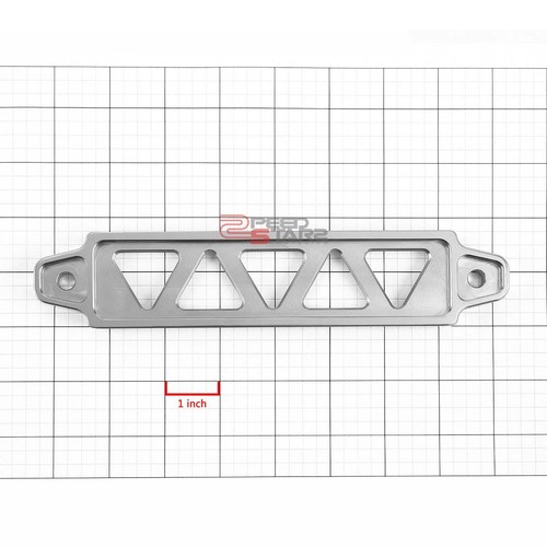 220MM/190MM SILVER LIGHTWEIGHT ALUMINUM BATTERY TIE DOWN MOUNT BRACKET BRACE BAR - Picture 4 of 7