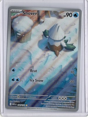 Snover Illustration Rare Pokemon TCG Mega Evolutions 140/132