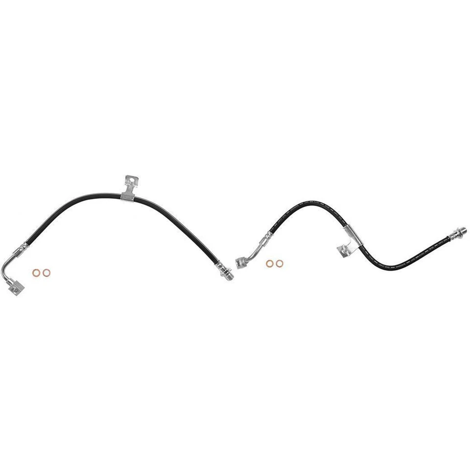 2X Manguera de línea de freno delantero Sunsong para camioneta Chevrolet P10 1974 4,1 L Foto 2 de 2
