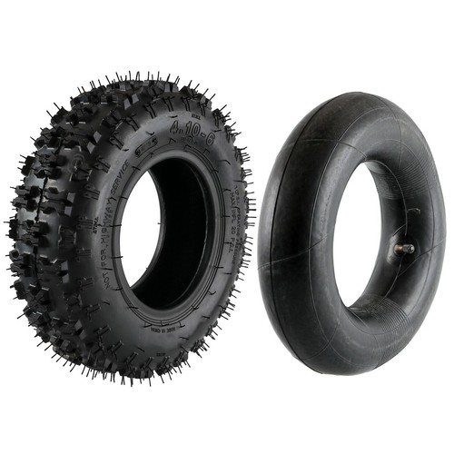 2pc 6" 4.10-6 Tyre + Tube 4.10/3.50-6 for ATV Mobility Scooter Mower Dirt Bike - Picture 3 of 4
