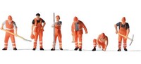 Preiser 10816 Gleisbauarbeiter 6 Figuren H0 1:87 Neu + OVP
