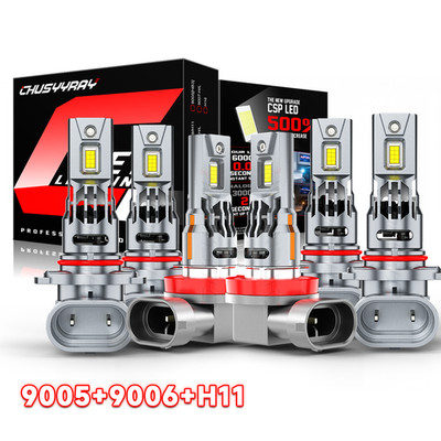 For Mitsubishi Lancer 2008-2015 6X LED Headlight Hi/Lo Beam + Fog Light Bulbs