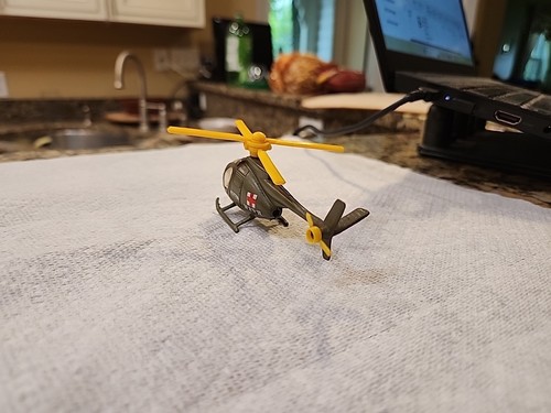 Vintage 1980s Mighty Metal M.A.S.H. Mash Diecast Helicopter Chopper TV Show Toy - Picture 5 of 16